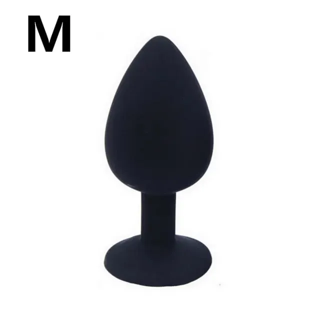 Unisex Silicone Butt Plug 3 Sizes Anal Dildo Sex Stopper Adult Toy for Men/Women Couple Anal Trainer No Vibrator — image 10