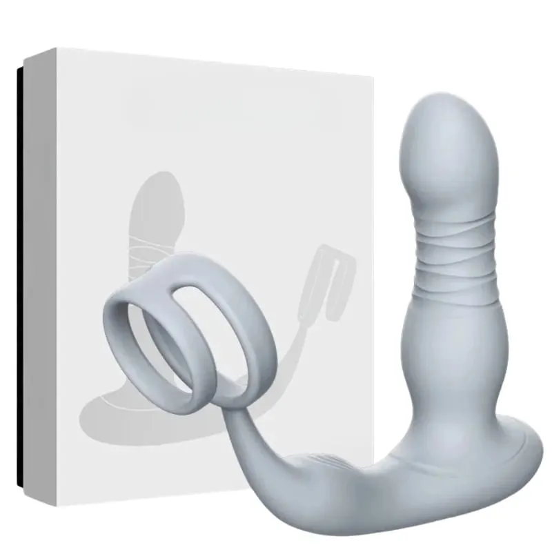 2026 Male Prostate Massager Vibrator Thrusting Anal Butt Plug Dildo Sex Toys for Men Remote Control Electric Butt Plug Adult 18+ — image 1