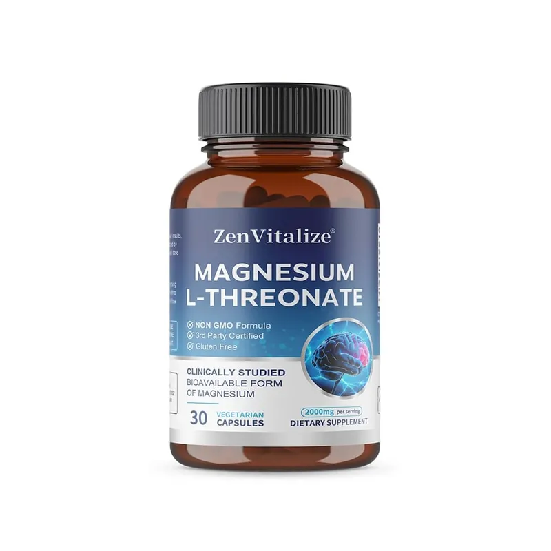 Magnesium L-Threonate Capsules Brain Focus Memory Nerve Health Muscle Strength Sleep Quality & Stress Relief Support — image 9