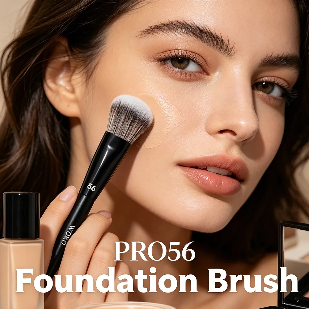 PRO 56 Foundation Brush Face Contour Foundation Makeup Brushes Foundation Liquids Cream Blush Powder Blending Makeup Tool — image 3