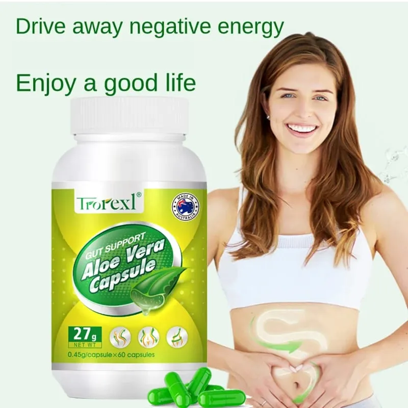 Fogyókúrás termékek férfiaknak és nőknek Aloe vera étvágycsökkentő vegán kapszula — image 2