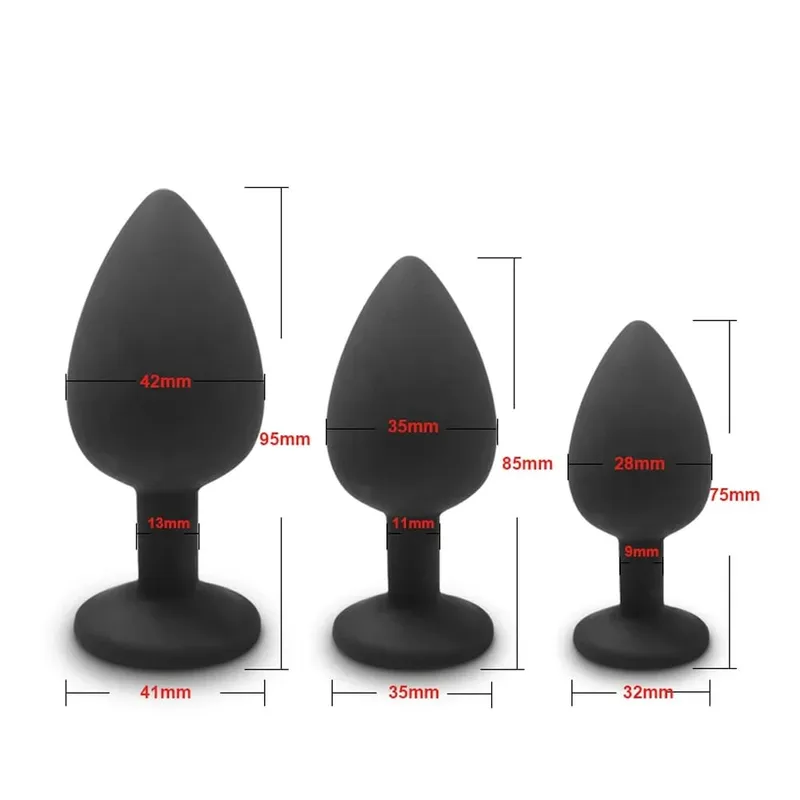4st mjuk silikon analplugg Mini Erotisk Bullet Vibrator Butt Plug Sexleksak för män Kvinnor Gay Par Anal Prostata Stimulator — image 9