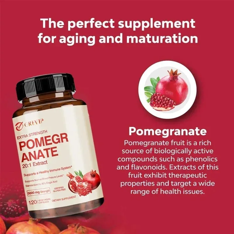 Pomegranate Extract - Antioxidant Supplements Are Beneficial for Heart Health and Joint Support and Promote Energy Production — image 6