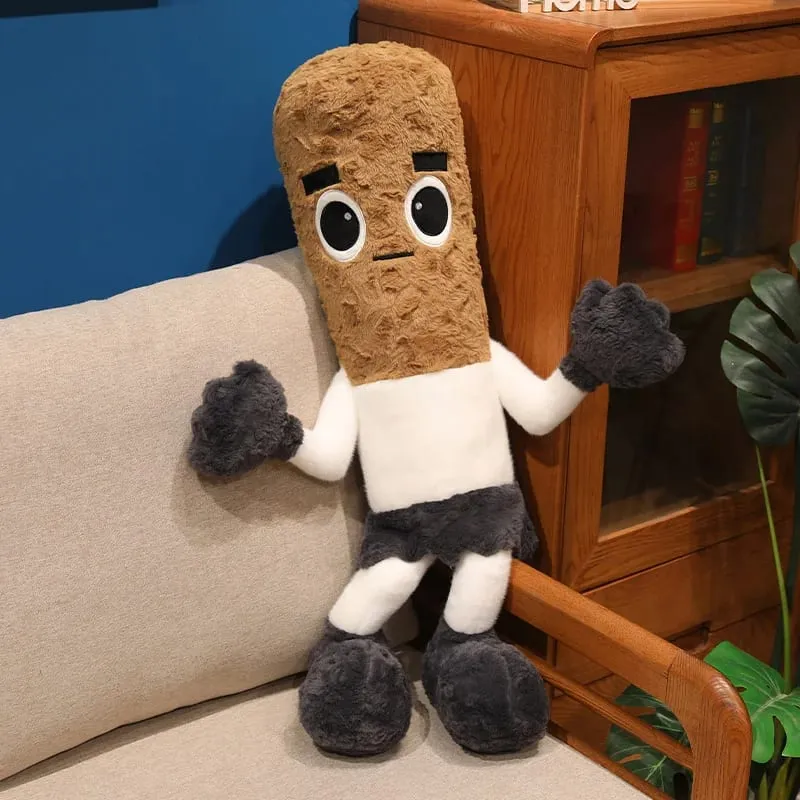 55/80CM Cartoon Cigarette Plush Pillow Long Cushiom Stuffed Toys Bedroom Sleep Hug Pillow — image 7