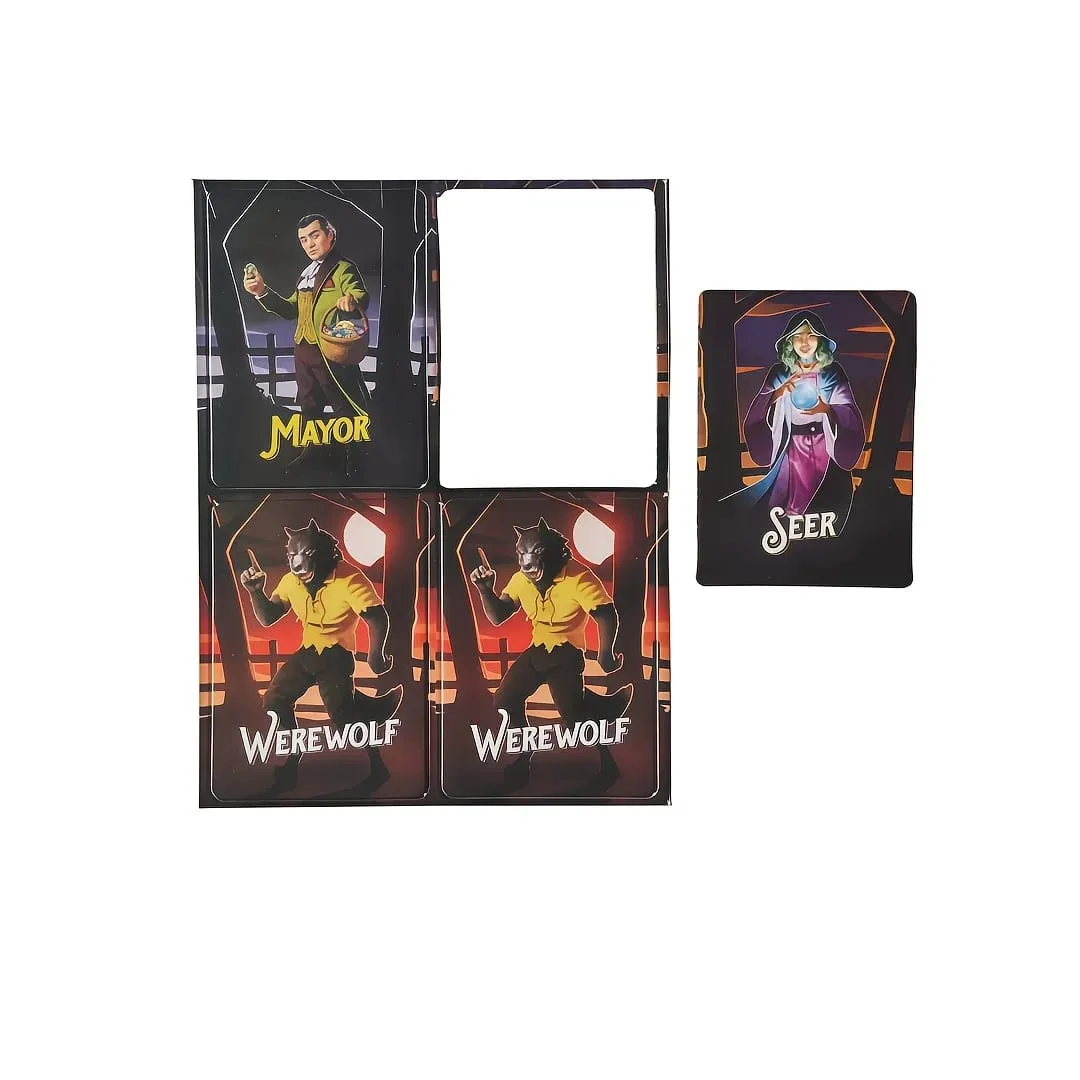 "Hidden Identity Word Board Game Werewolf-Style Word-Guessing Game Interactive Card Toy for Multi-Person Gatherings" Card Game Board Game Ideal for Family Gatherings Gift — image 4