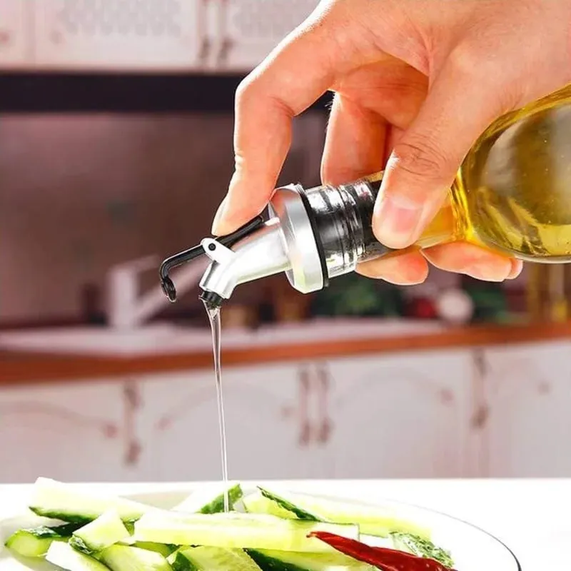 Leak-proof Capwine Cap Olive Oil Dispenser Bottle Designed for Pour Spout Vinegar Sauce Wine or Salad Dressing Bottle Dispenser — image 6