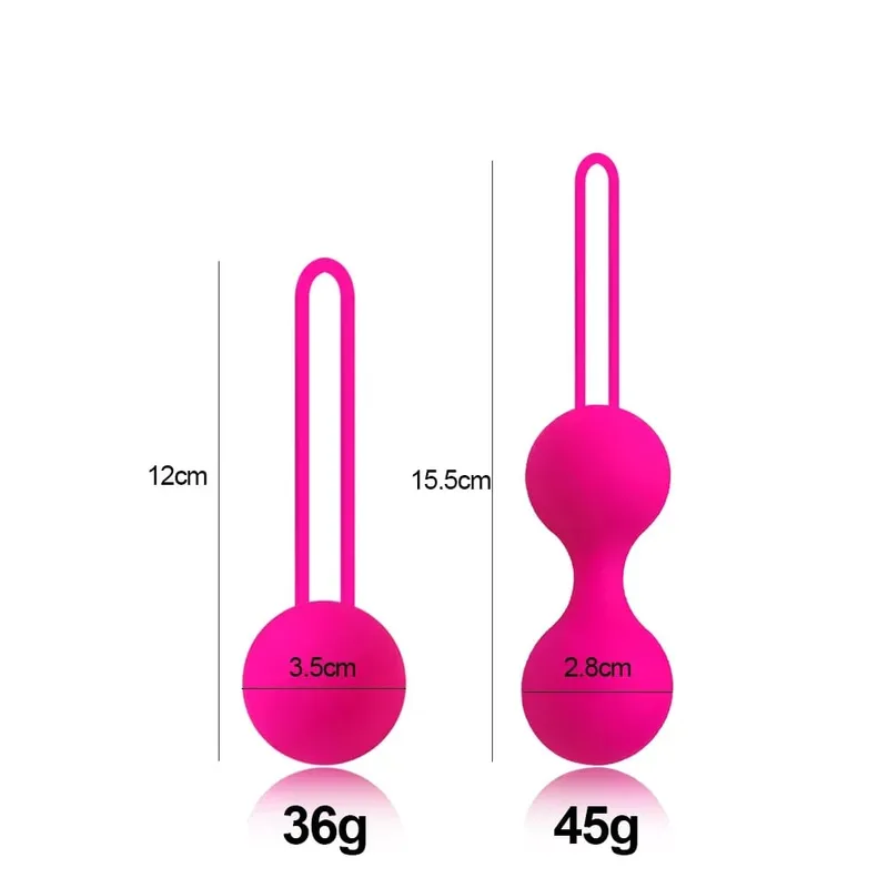 Silicone Smart Geisha Kegel Ball Beads Vaginal Ball Sex Toys for Women Simulator Vagina Chinese Ben Wa Ball Tightening Exerciser — image 9