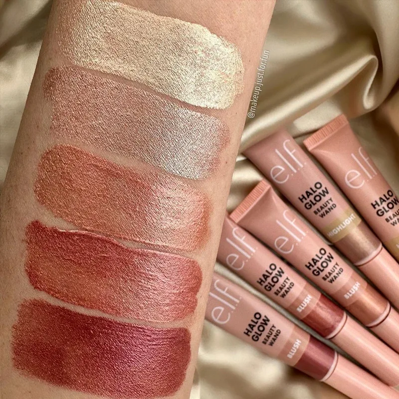 Elf Halo Glow Blush Contour Liquid Contour Blush Stick para sa Defined Shadows Matte Glow Primer Moisturizing Base Pore-minimizing — image 3