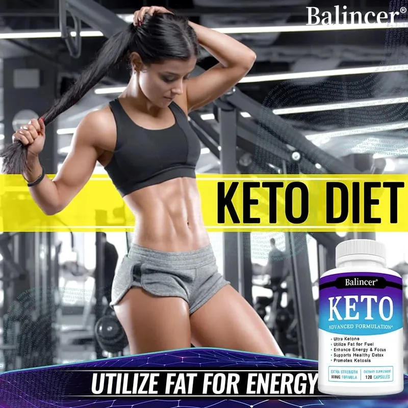 Keto Capsules Support Metabolism Body Management Burn Belly Fat Energy Boost Digestive & Immune Health for Men and Women — image 2