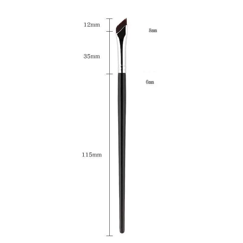 Sickle Eyeliner Brush Eyeshadow Blade Brush Detail Brush Diagonal Eyebrow Brushes Undereyelid To Sleeping Silkworm Makeup Tools