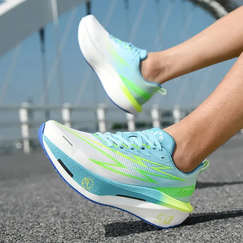 Running Shoes Men Sports Carbon Board Speciality Marathon Breathable Lightweight Women's Comfortable Athletic Nonskid Sneakers — image 7