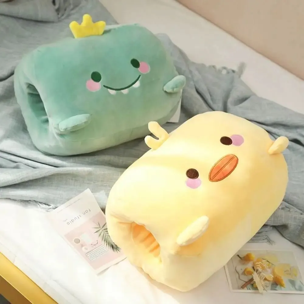 Plush Toy Hand Warmer Plush Pillow Keep Warm Hand Hold Office Nap Pillow Cartoon Super Soft Pillow Stuffed Toy Female Gift — image 2