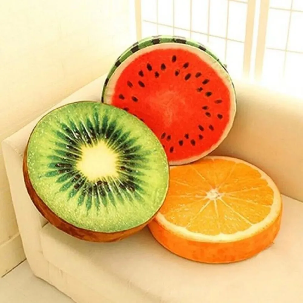 Soft Kindergarten Garden Dining Outdoor Funny Chair Cushions Seat Pads Round Pillow Fruit Seat Pads — image 3