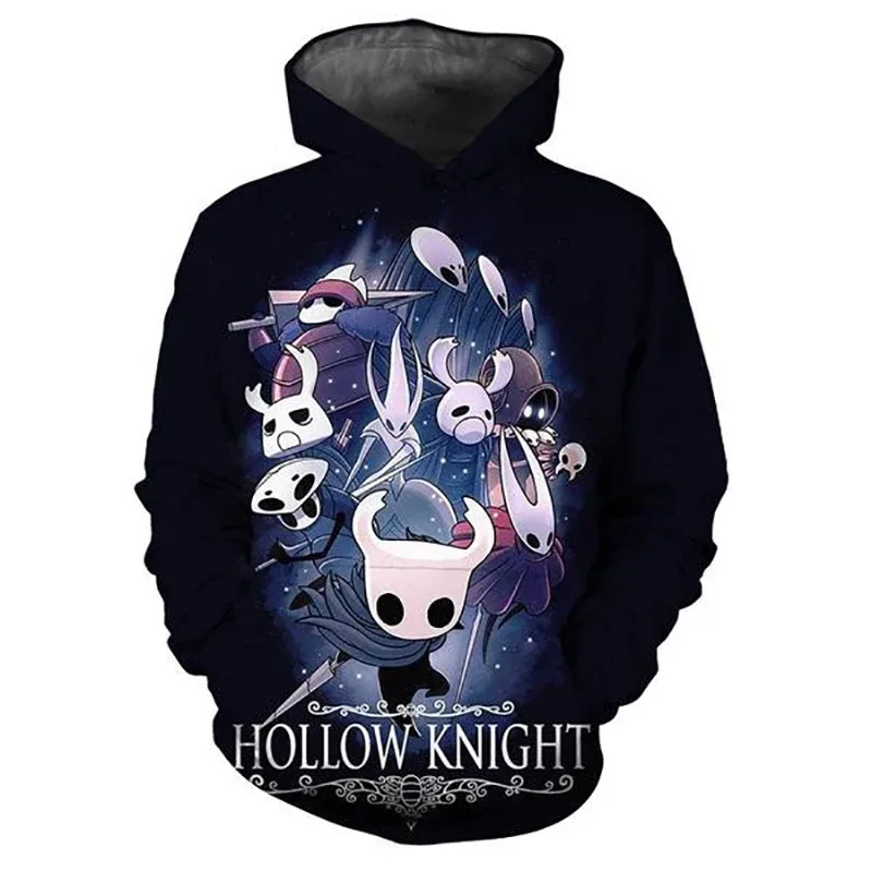 Hollow Knight Game 3D Print Hoodies Men Women Casual Fashion Oversized Sweatshirts Hoodie Harajuku Pullovers Tracksuit Clothing — image 5