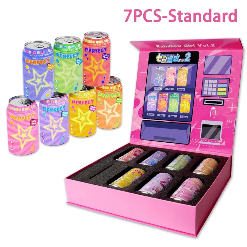 YUU 7PCS Hidden Canned Male Masturbators Blowjob Soft Sex Toys Pocket Pussy Portable Masturbation Tool Anime Onahole for Men 18+ — image 8
