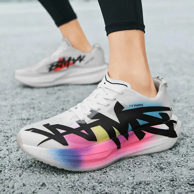 Athletic Running Shoes Men Marathon Speciality Training Race Sports Carbon Board Lightweight Women's Comfortable Casual Sneakers — image 6