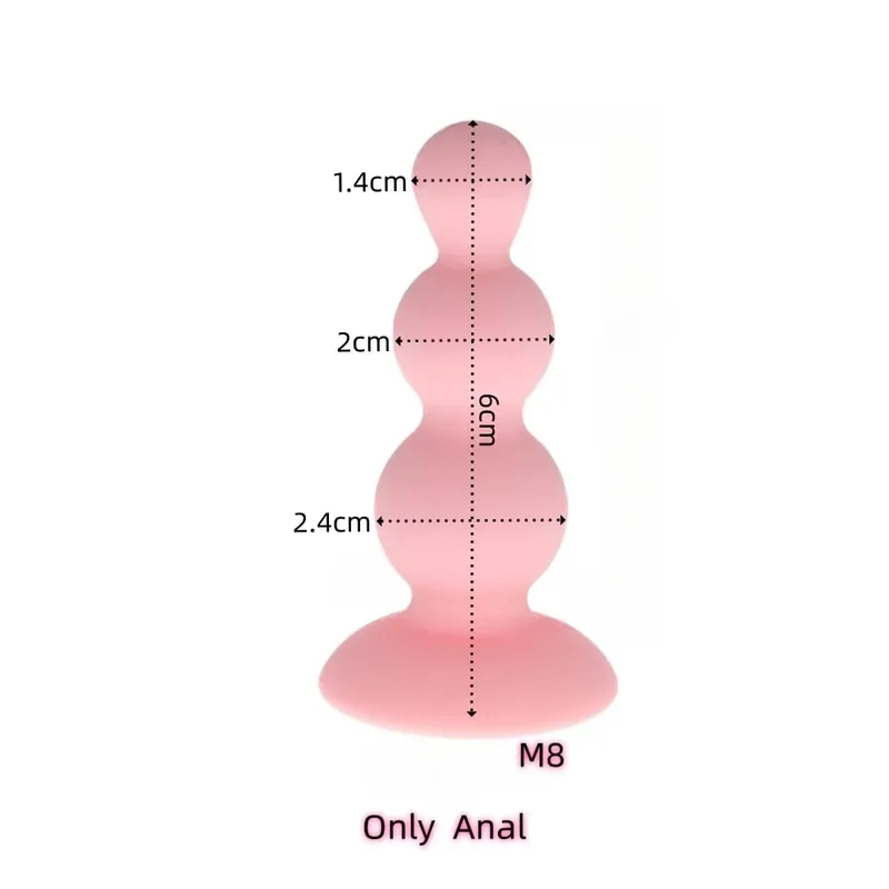 Small Silicone Butt Plug Dildo Vaginal Plug with Detachable Fake Soft Fox Rabbit Tail for Couple Anal Bead Dilator Sex Toys — image 10