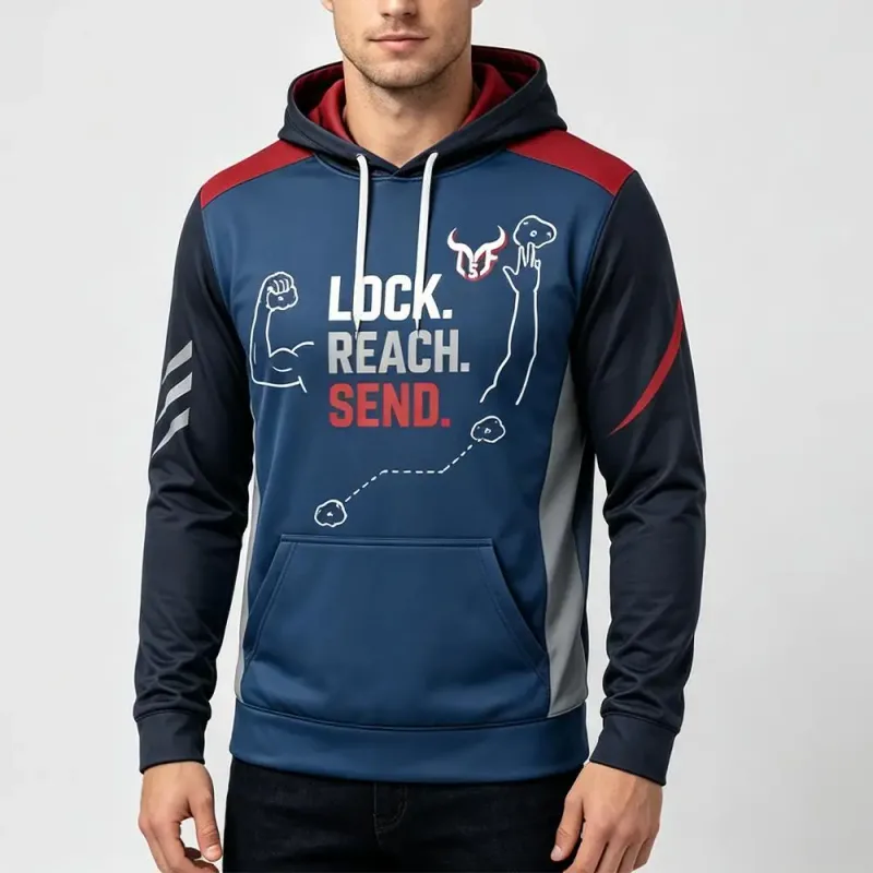 Climbing Themed Printed Hooded Sweatshirt Men's And Women's Outdoor Sport Pullover Autumn/Winter Casual Training Sports Hoodie β image 9