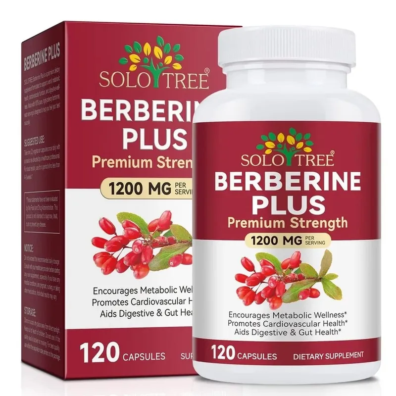 Berberine Plus Κάψουλες 1200mg Berberine HCl Μεταβολισμός & Υποστήριξη Υγείας του Πεπτικού Εντέρου 120 Κάψουλες