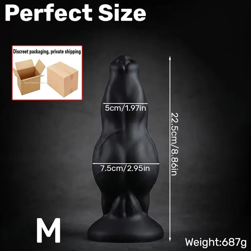 NEW Large Animal Penis Huge Dog Cock Dildo Suction Cup Masturbator Female Anal Butt Plug Big Anal Plug Adult Sex Toys Products — image 16