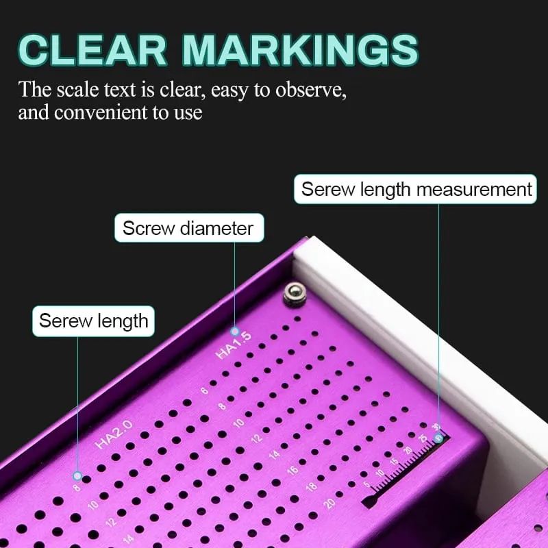 Pet Screw Box Aluminum Alloy Sterilization Box Orthopedic Screw Instrument Sterilization Box Storage Case,Makeup tools — image 4