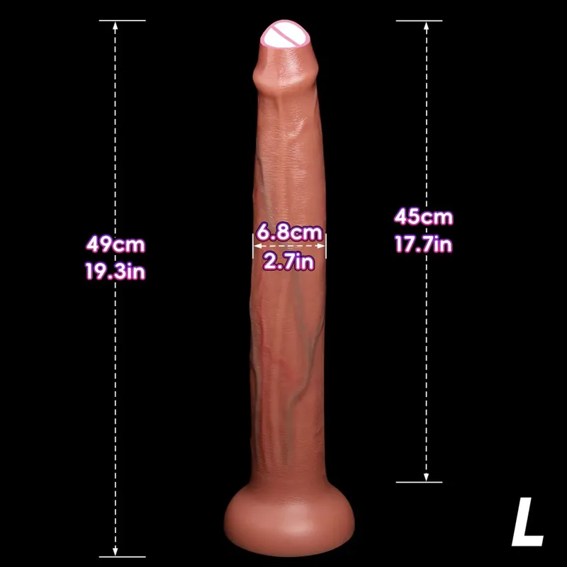 Extra Long Realistic Dildos G Spot Stimulation Deep Touch Penis Vagina Anal Dildo Dick Adult Sex Toys for Women Men Butt Plug — image 12