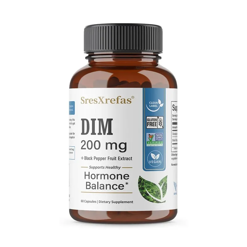 DIM Supplement 200mg Unisex Menopausal Support Antioxidant Support Promotes Overall Health — image 8