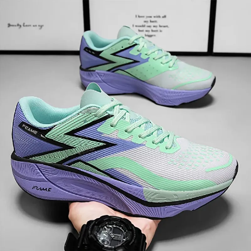 Brand Men's Carbon Plate Running Shoes Soft Cushion Shock Absorbing Sports Shoes Unisex Sneakers Light Anti-Slip Training Shoes — image 7