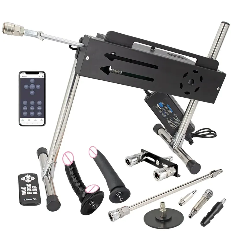 200W Super Powerful Stroke 1-15cm Automatic Masturbation Machine with Dildo Attachments Support Three Controllers Sex Machines — image 18
