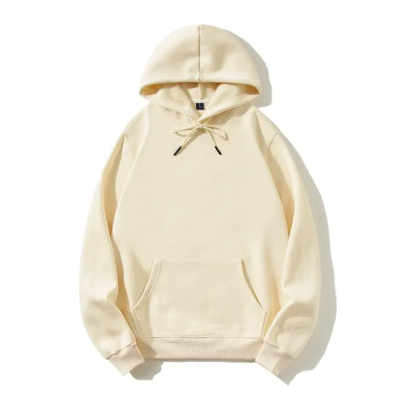 Cetakan Fesyen Hoodie Berkualiti Tinggi Logo Tersuai Kumpulan Peribadi Jenama Sulaman Lelaki dan Wanita Tebal 100 % Kapas Pullover Bulu — image 10