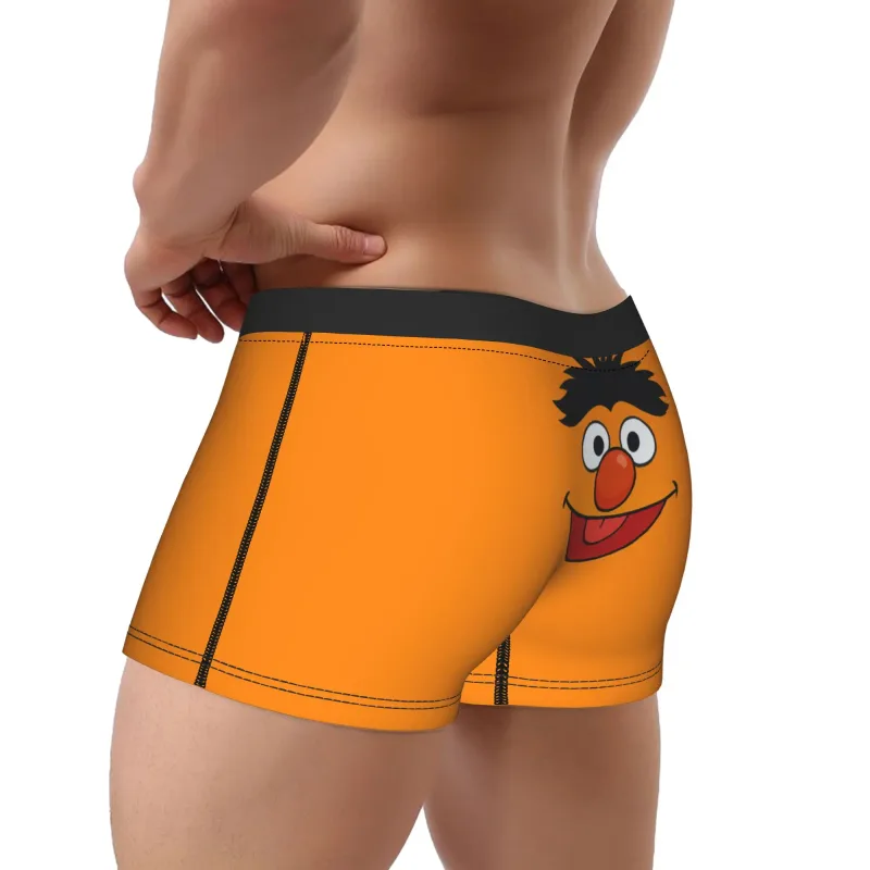 S-Sesames Streets Tango Elmo & Grover Pakaian Dalam Lelaki Seluar Pendek Seluar Dalam Lucu Boxershorts Kualiti Customs Seluar Dalam Besar