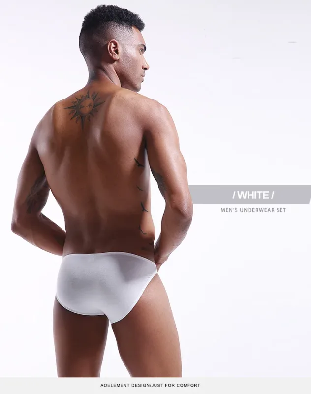 Men's underwear with a U-shaped protruding modal, thin, elastic and sexy low-waisted tight underpants — image 20