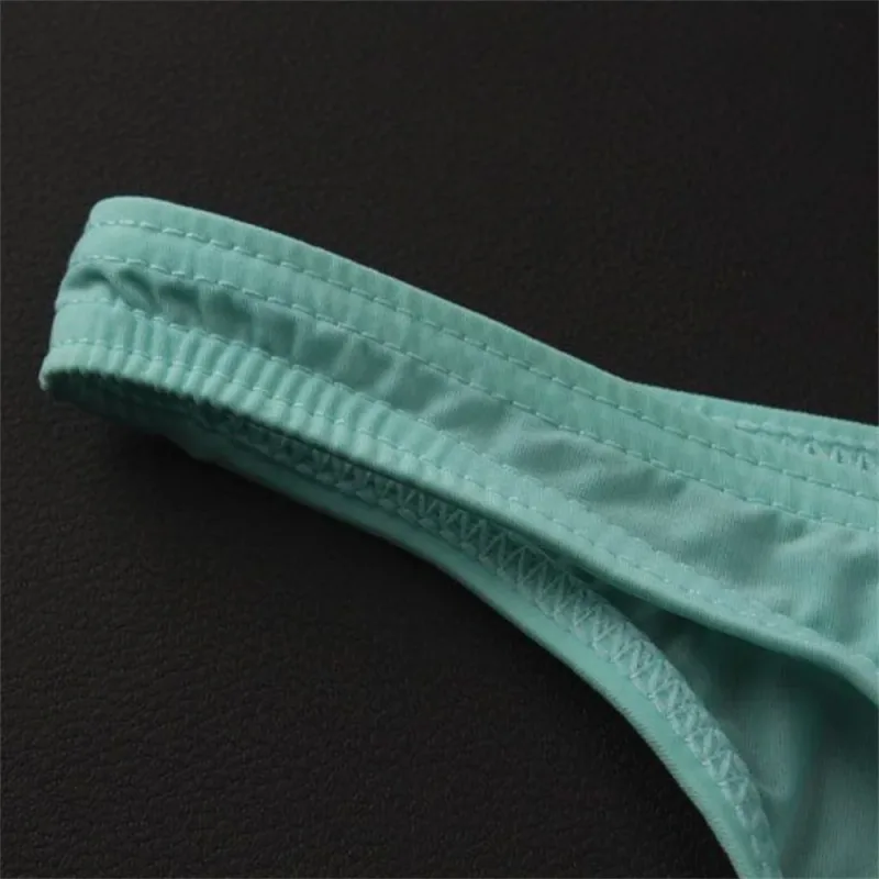Sexy U Convex Briefs Thin Underwear Men Summer Breathable Silky Panties Male Calzoncillos Plus Size M-XXL — image 17
