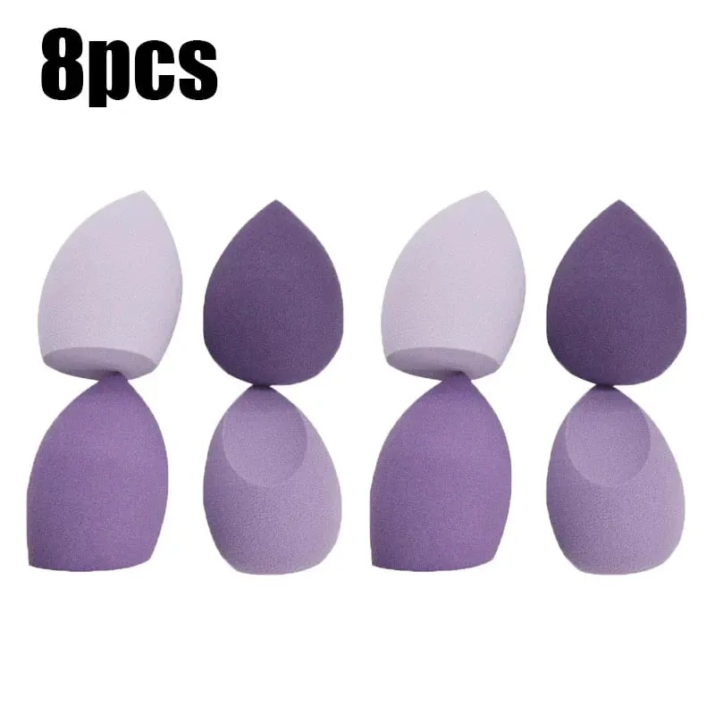 4/8/16pcs Cosmetic Puff Set Beauty Egg Wet And Dry Dual-Use Egg Makeup Foundation Sponge Air Cushion Puff Soft Makeup Tools — image 11