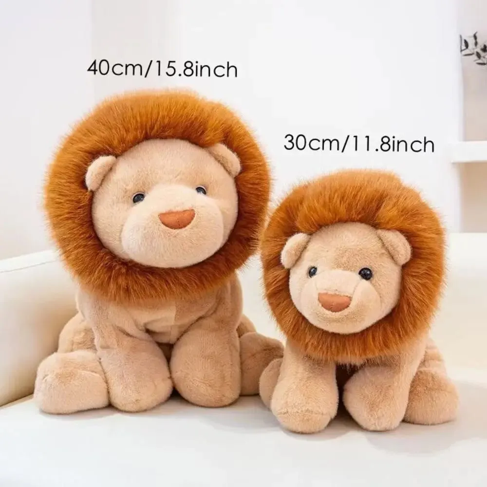 Creative Gift Soft Lion Stuffed Animal Plush Pillow Cute 15.8inch Stuffed Animals Plush Emotional Support Stuffed Toys — image 6