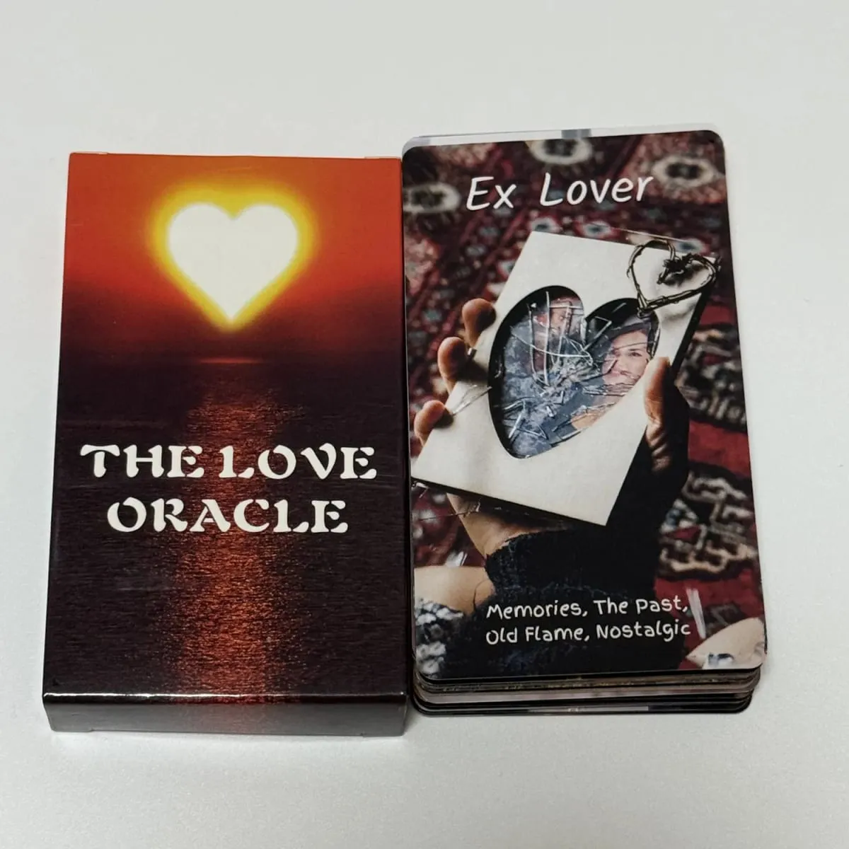 Newest Love oracle deck 54pcs English Twin Flame Messages Cards for Love Readings Soulmate for women girls — image 1