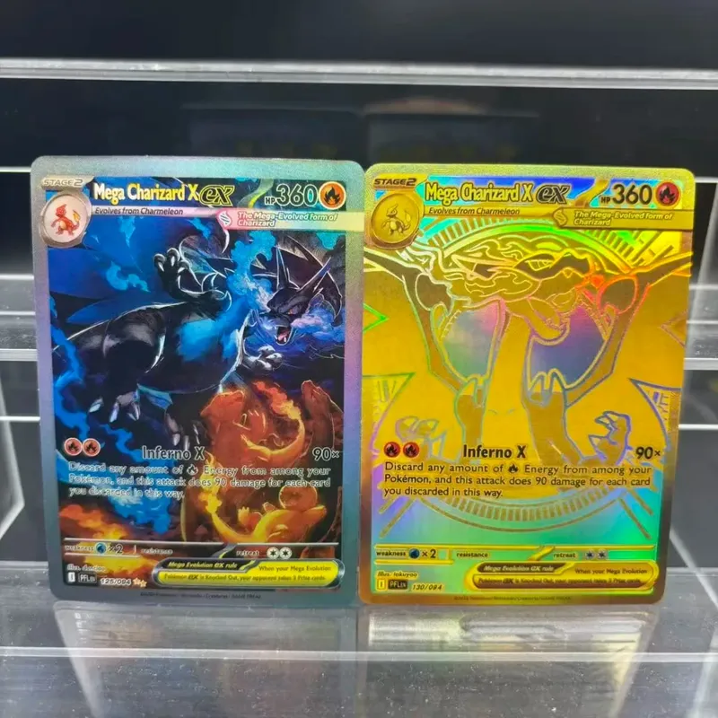 DIY Collection Cards Mega X ex Phantasmal Flames EN Self Made Single Card Classic Game Anime Card Gift Toy — image 3