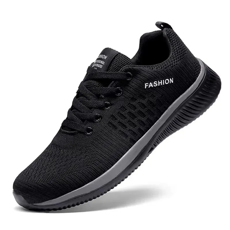 Light Men Sneakers Breathable Mesh Casual Shoes For Men Summer Sport Shoes For Running Plus Size 39-47 Walking Footwear — image 2