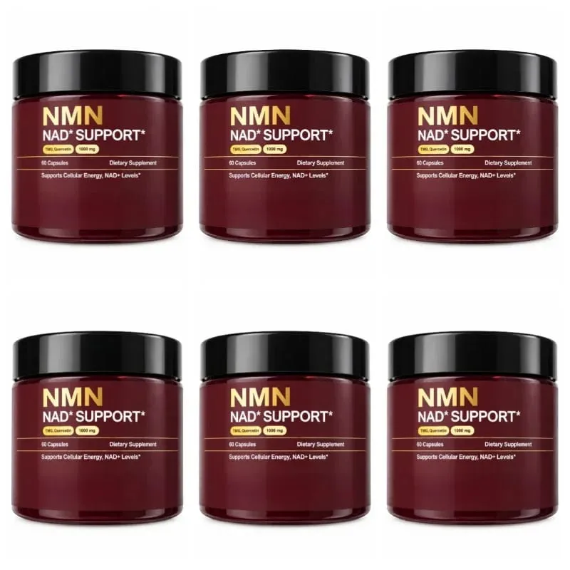 NMN NAD+ Support Supplement 1000mg with TMG & Quercetin for Cellular Energy Healthy Aging & Antioxidant Support 60 Capsules — image 12
