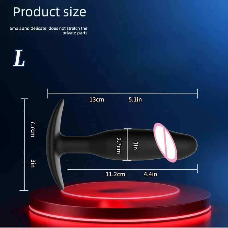 1 Piece Silicone Anal Plug Anal Dilator Soft Butt Plug for Men Women and Couples Sex Toys for Men and Women