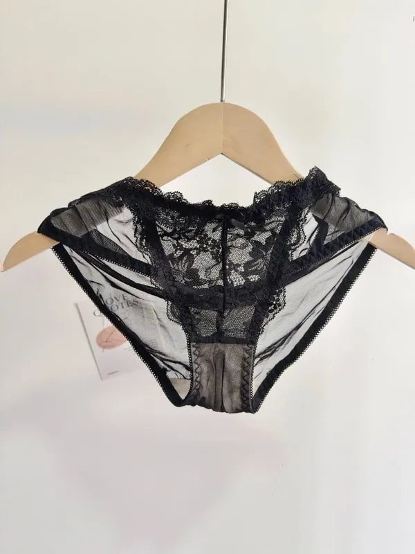 Conjunto Lencería Encaje Cierre Delantero Mujer Sin Varilla Push Up Sujetador Delicadamente Forrado Correas Delicadas — image 8