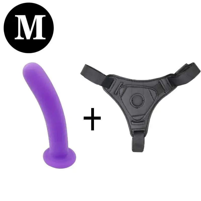 Adjustable Silicone Strap On Dildo Harness Set S M L Sizes Realistic Penis Panties for Women Lesbian Couples G-Spot Anal Vaginal — image 14