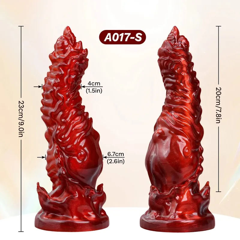 Knot Dildo Silicone Penis G-spot Stimulation Monster Dildo Anal Plug for Women Dragon Dildos Prostate Massager Female Sex Toys — image 11