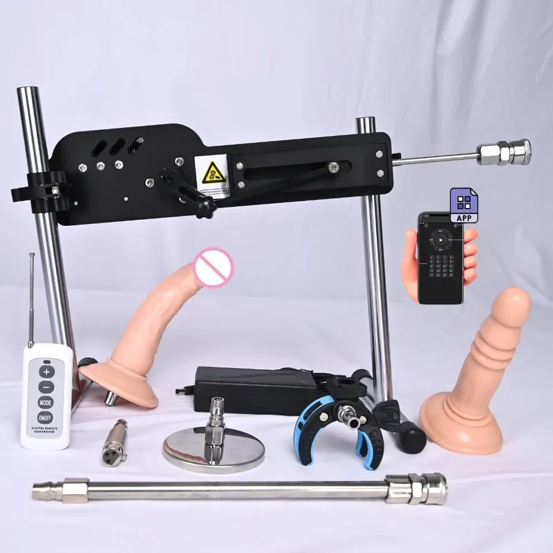 Rough Beast A5/A6 70W Sex Machine with APP Control Automatic Masturbation Dildo for Couples Women Men Adult Erotic Toys Sextoy