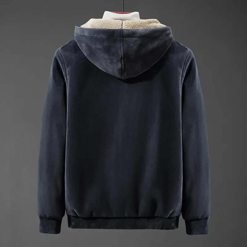 mens Cashmere hoodie men fleece hoodies mens sweatshirts male Lamb cashmere hoodies male oversized hoodie mens clothing hoodies — image 3