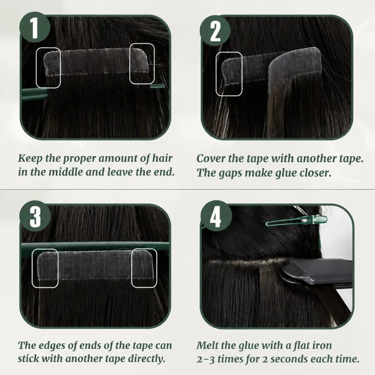 [NEW] Ugeat Tape in Hair Extensions Human Hair Balayage Straight Seamless 12-14inch For Women 20Pcs/Pack 100% Human Natural Hair