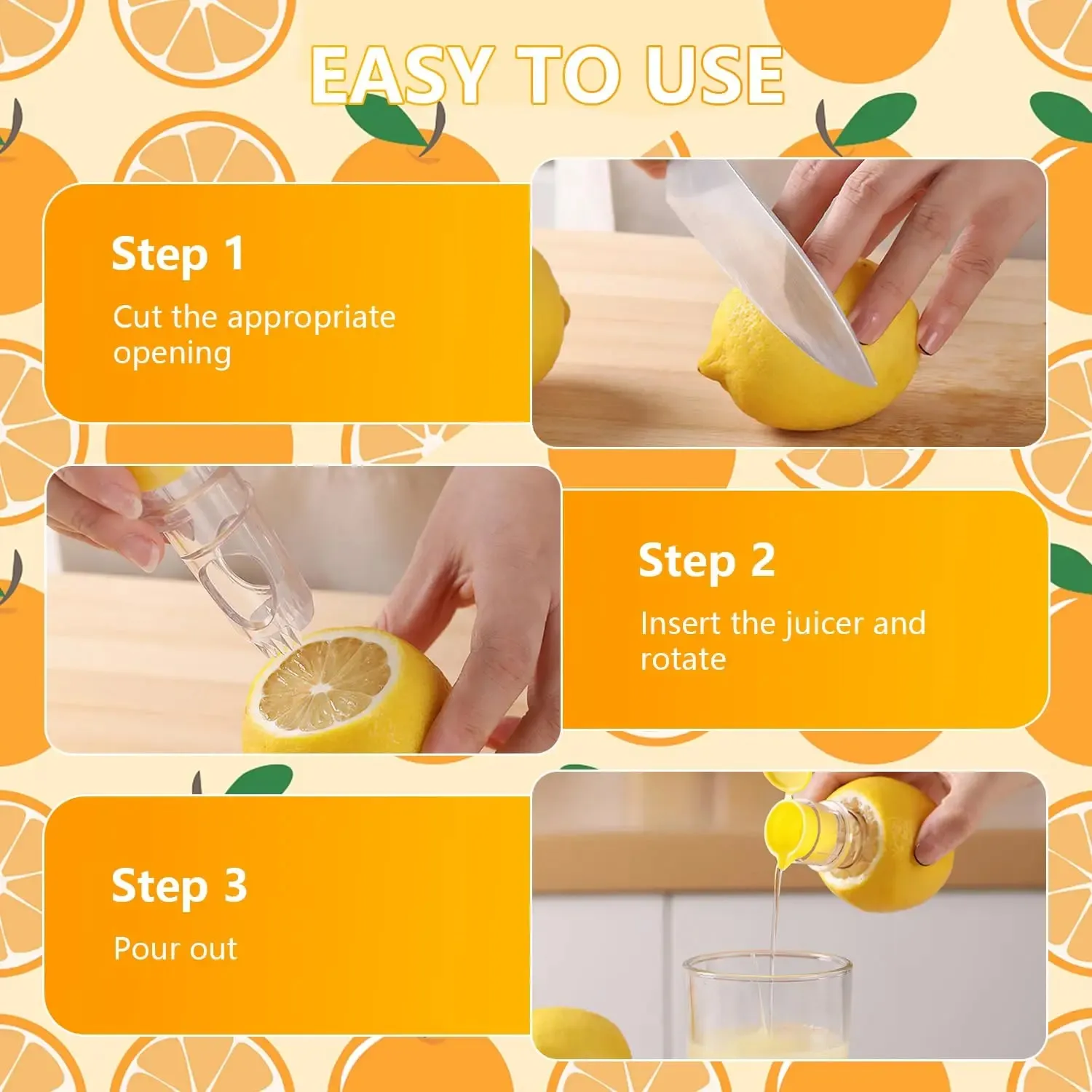 1/2pcs Lemon Mini Squeezer Portable Lemon Juicer With Lid Squeeze Lime for Cocktails Easy Juice Extractor Freshness Preserving — image 7