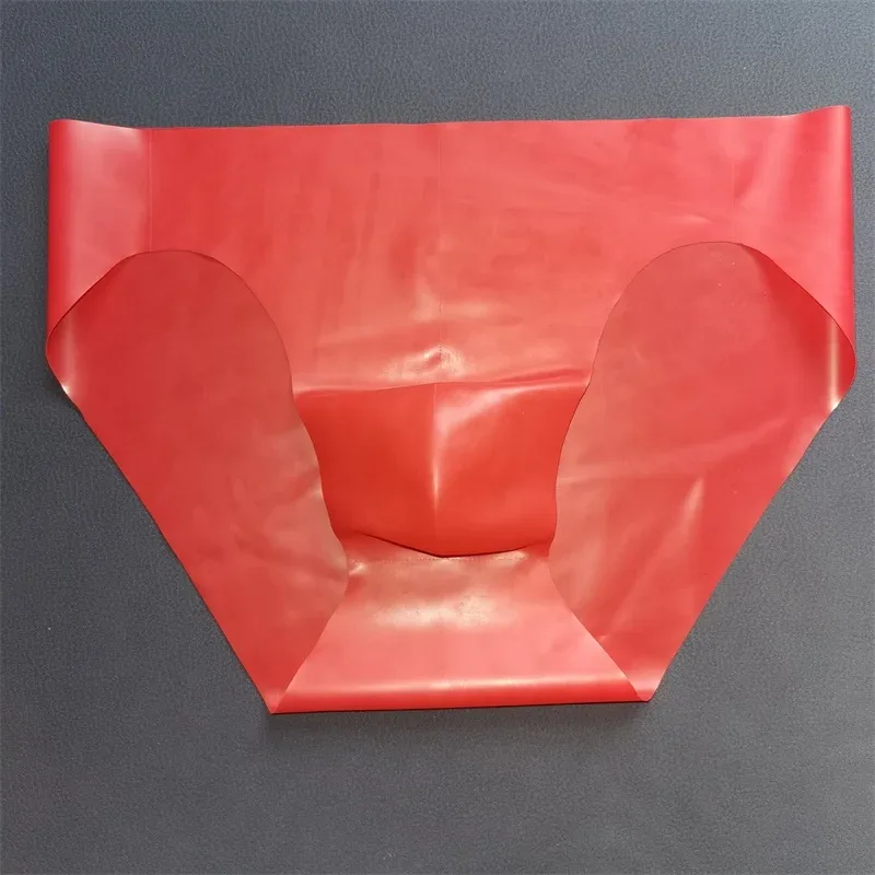 Latex Underwear Transparent Briefs Men's Rubber Convex Pouch Underpants Shiny Male Erotic Lingerie Triangle Panties Slip Homme — image 21
