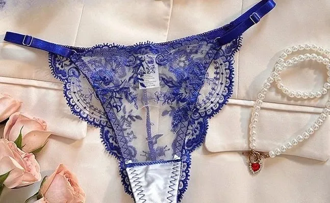 Lace Embroidery Ultra Thin Cup Bra Set Sheer Mesh Sleepwear for Big Bust Women S-XL Push Up Hot Sale 2026 32-38 S-XL Bra Set — image 16