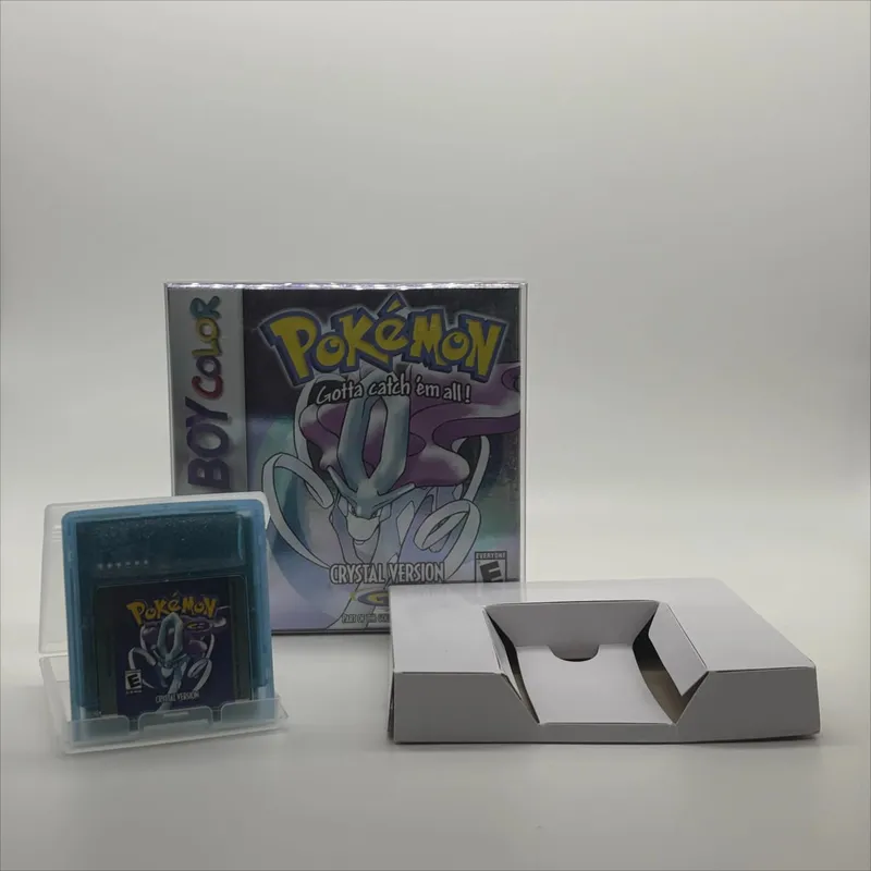 Pokemon Series Blue/Crystal/Gold/Green/Red/Silver/Yellow GBC Game in Box with Manuals for Video Game Cartridge USA Version — image 18